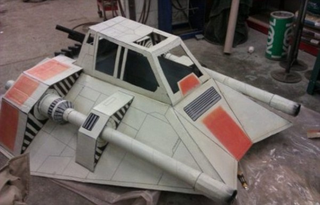 Illustration for article titled You'll Wish It Was Winter Already After You See This Snowspeeder Sled In Action